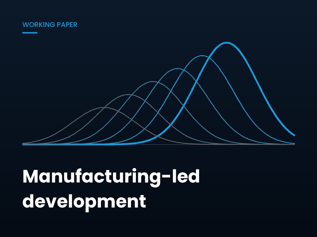 Working paper on manufacturing-led development
