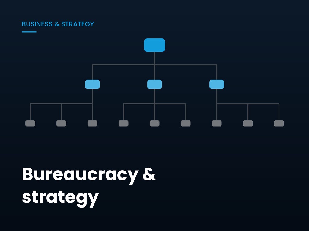 Essay on bureaucracy and business strategy